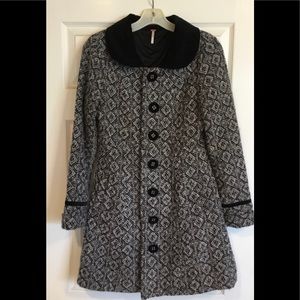 Free People Tapestry Coat Size 8